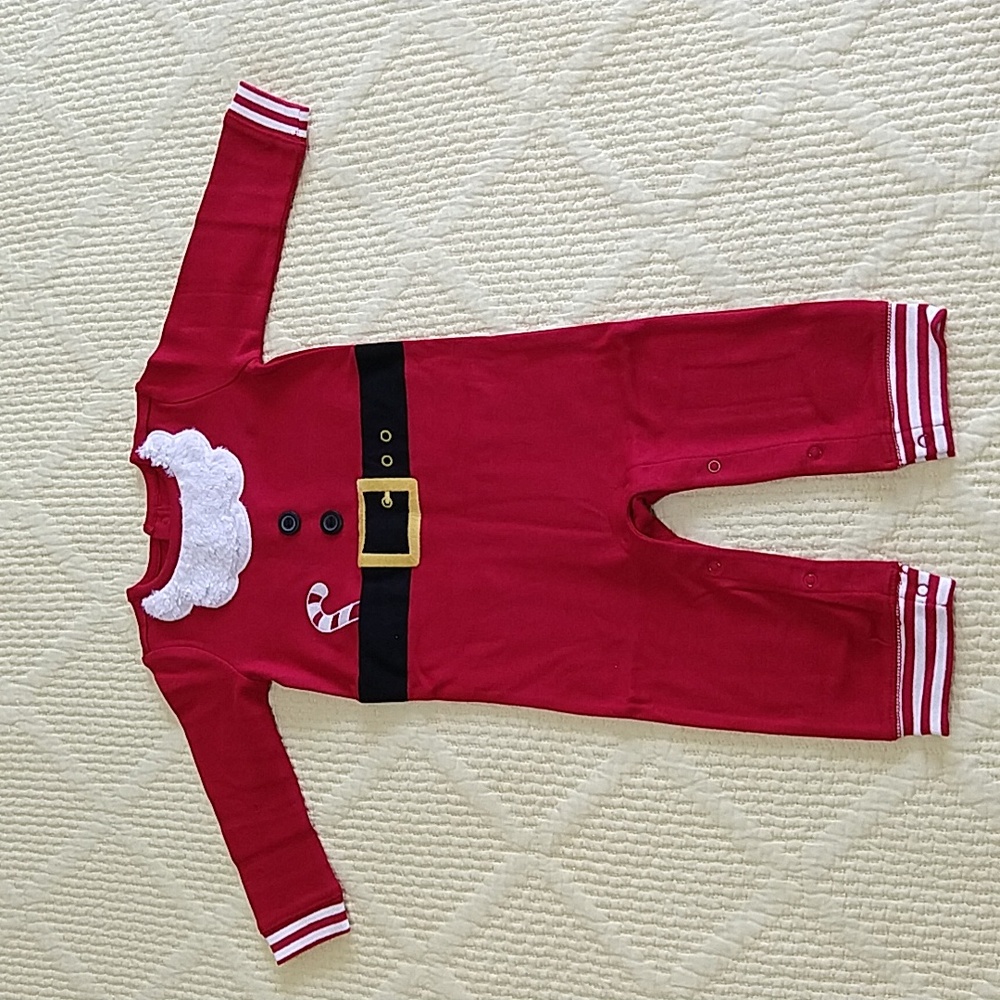 Gymboree Adorable Christmas Santa Onesie